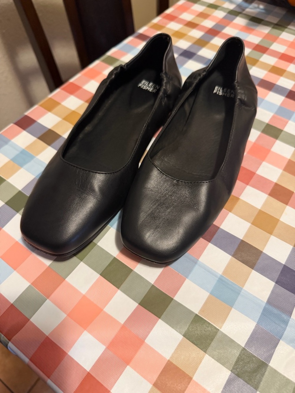 Eileen Fisher Selle Nappa Leather Ballet Flat